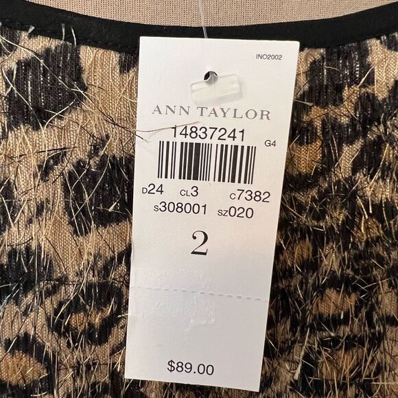 Ann Taylor Animal print top - Picture 4 of 5